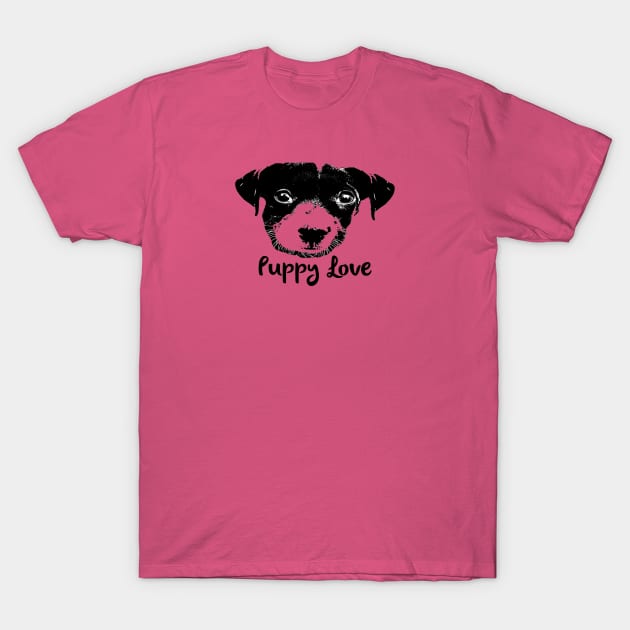 Puppy Love T-Shirt by MonarchGraphics